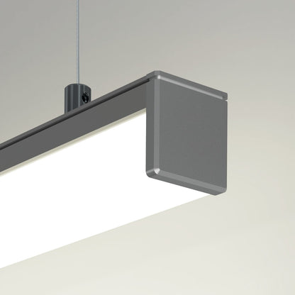 KLUŚ Endkappe GIZAT, silbern, PP – Detail-/Anwendungsbild