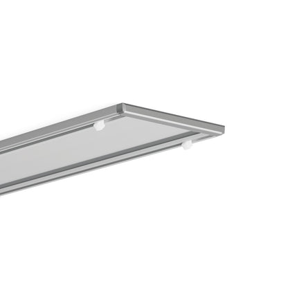 KLUŚ Endkappe TETRA-43, silbern, PP – Detail-/Anwendungsbild