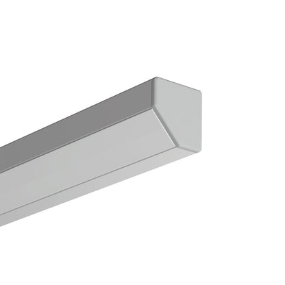KLUŚ Endkappe KUBIK-45, silbern, ABS – Detail-/Anwendungsbild