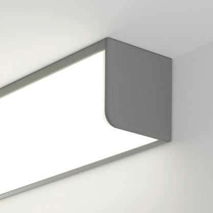KLUŚ Endkappe KOPRO-K, grau, PP – Detail-/Anwendungsbild