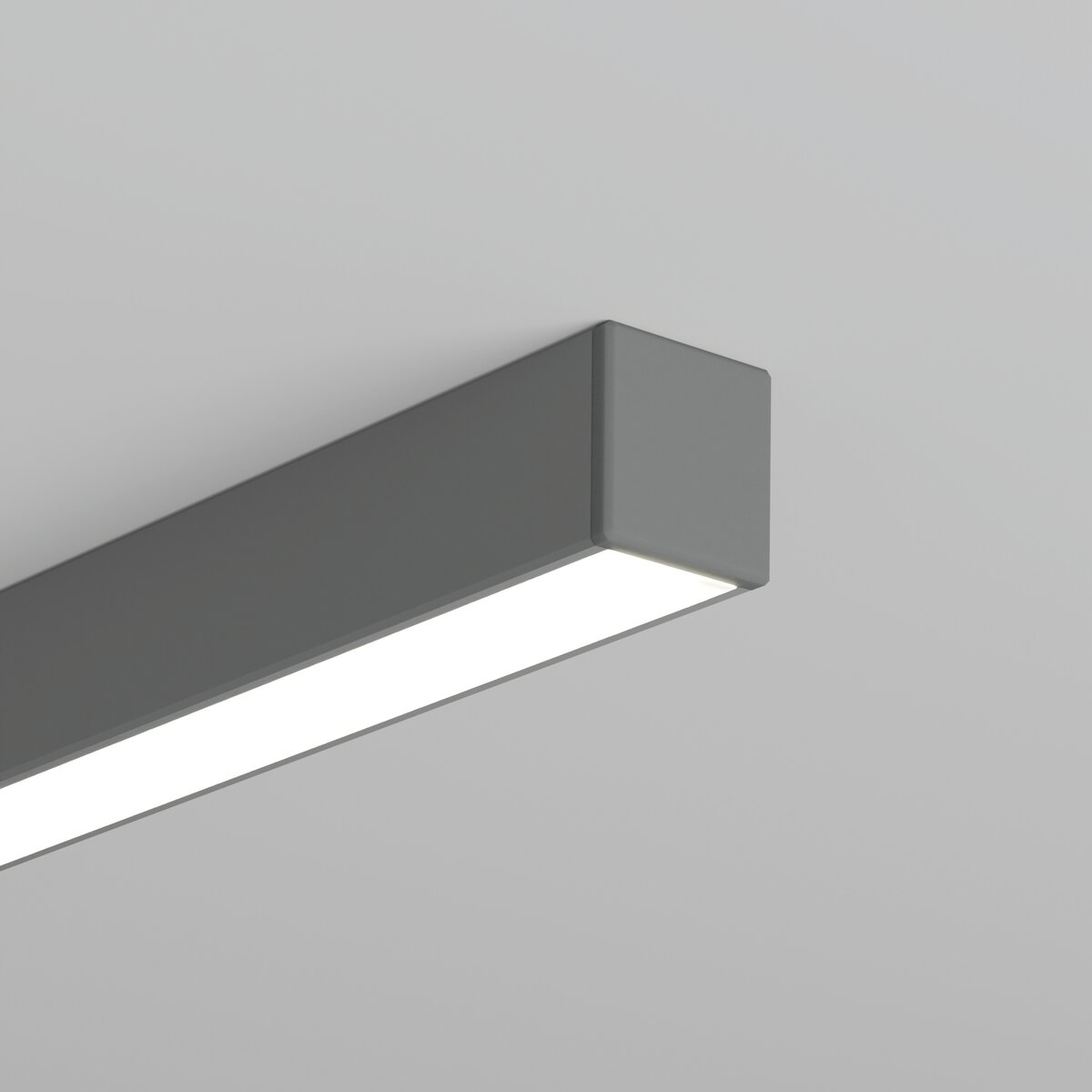 KLUŚ Endkappe PDS-H, grau, ABS – Detail-/Anwendungsbild