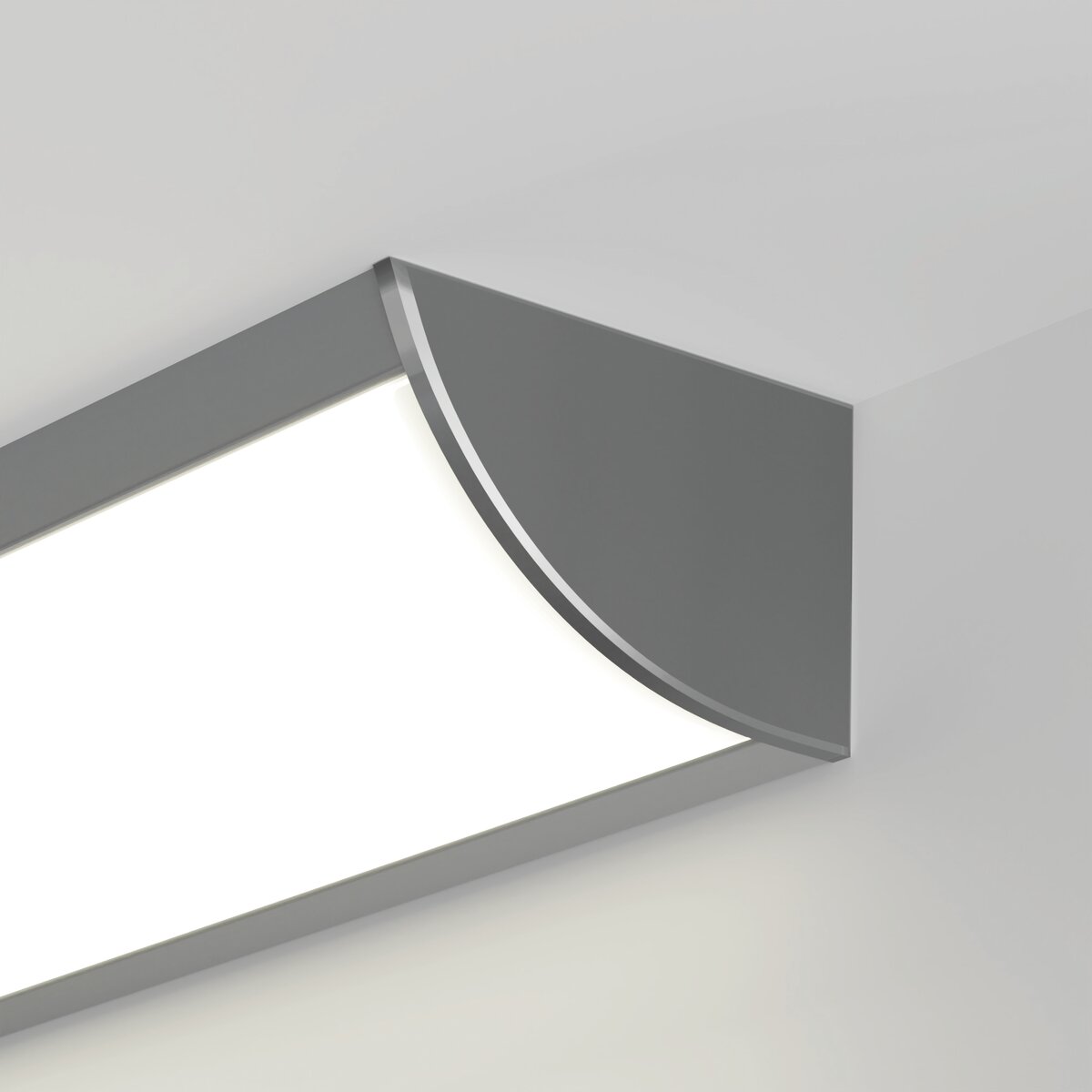 KLUŚ Endkappe KOPRO-30-L-P, silbern, PP – Detail-/Anwendungsbild