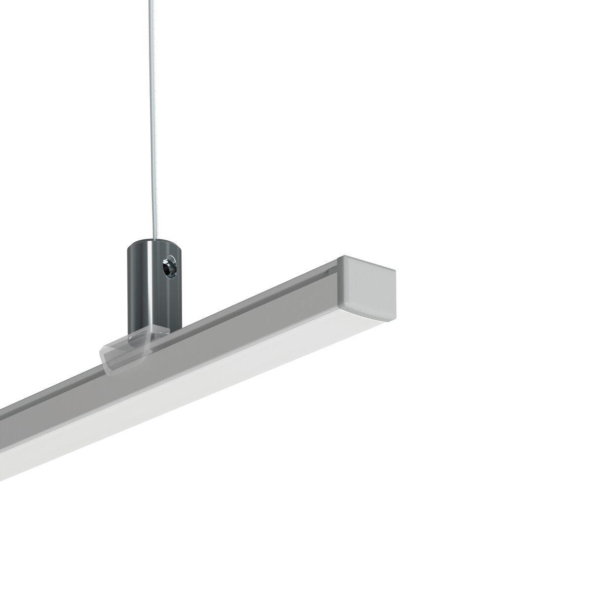 KLUŚ Endkappe PIKO, grau, ABS – Detail-/Anwendungsbild