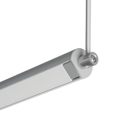 KLUŚ Endkappe mit Stromversorgung OLEK, grau, ABS – Detail-/Anwendungsbild