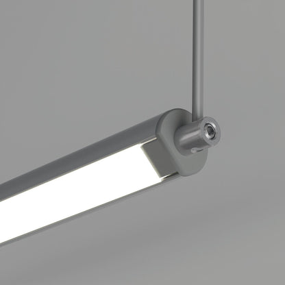 KLUŚ Endkappe mit Stromversorgung OLEK, grau, ABS – Detail-/Anwendungsbild