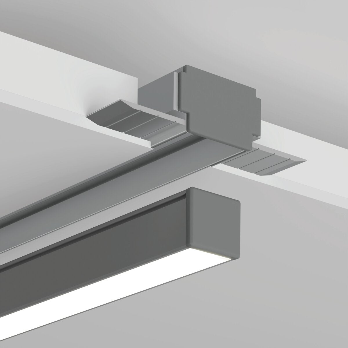 KLUŚ Endkappe TPK-4, grau, ABS – Detail-/Anwendungsbild