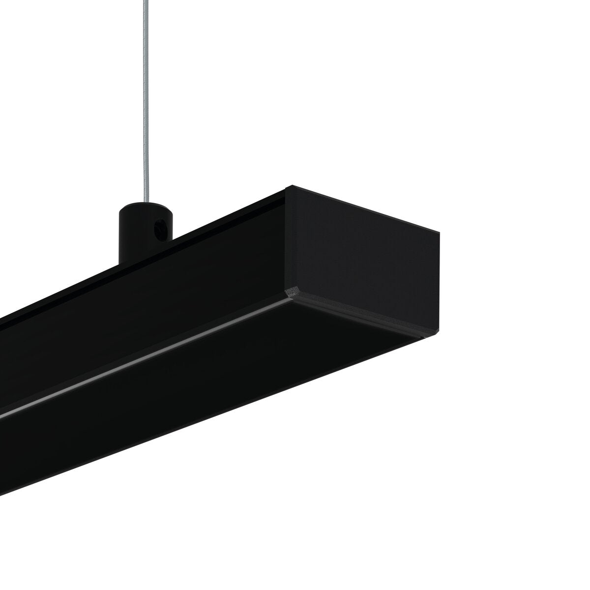 KLUŚ Endkappe GIZA-LL, schwarz, ABS – Detail-/Anwendungsbild