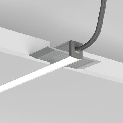 KLUŚ Endkappe mit Loch PIKO-ZM-OTW, grau, ABS – Detail-/Anwendungsbild