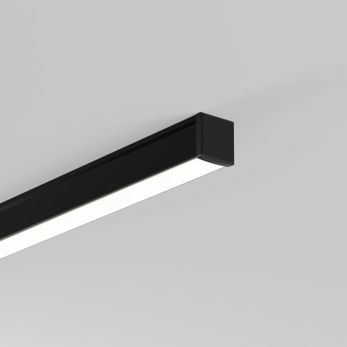 KLUŚ Endkappe PIKO-ZM, schwarz, ABS – Detail-/Anwendungsbild