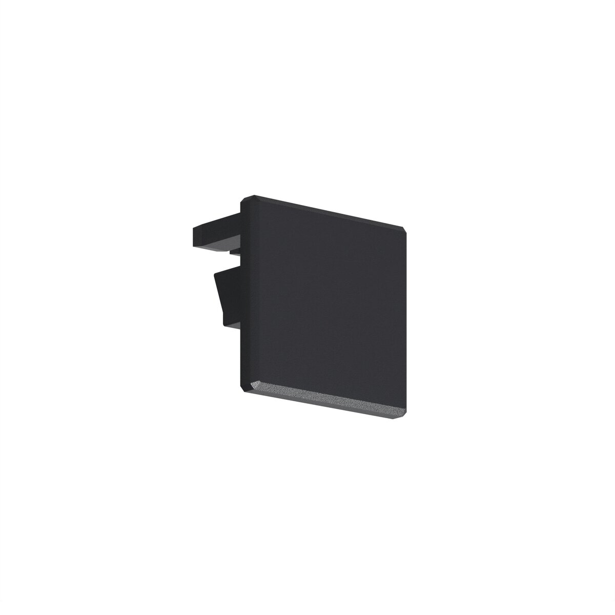 KLUŚ Endkappe MICRO-G, schwarz, ABS – Produktbild