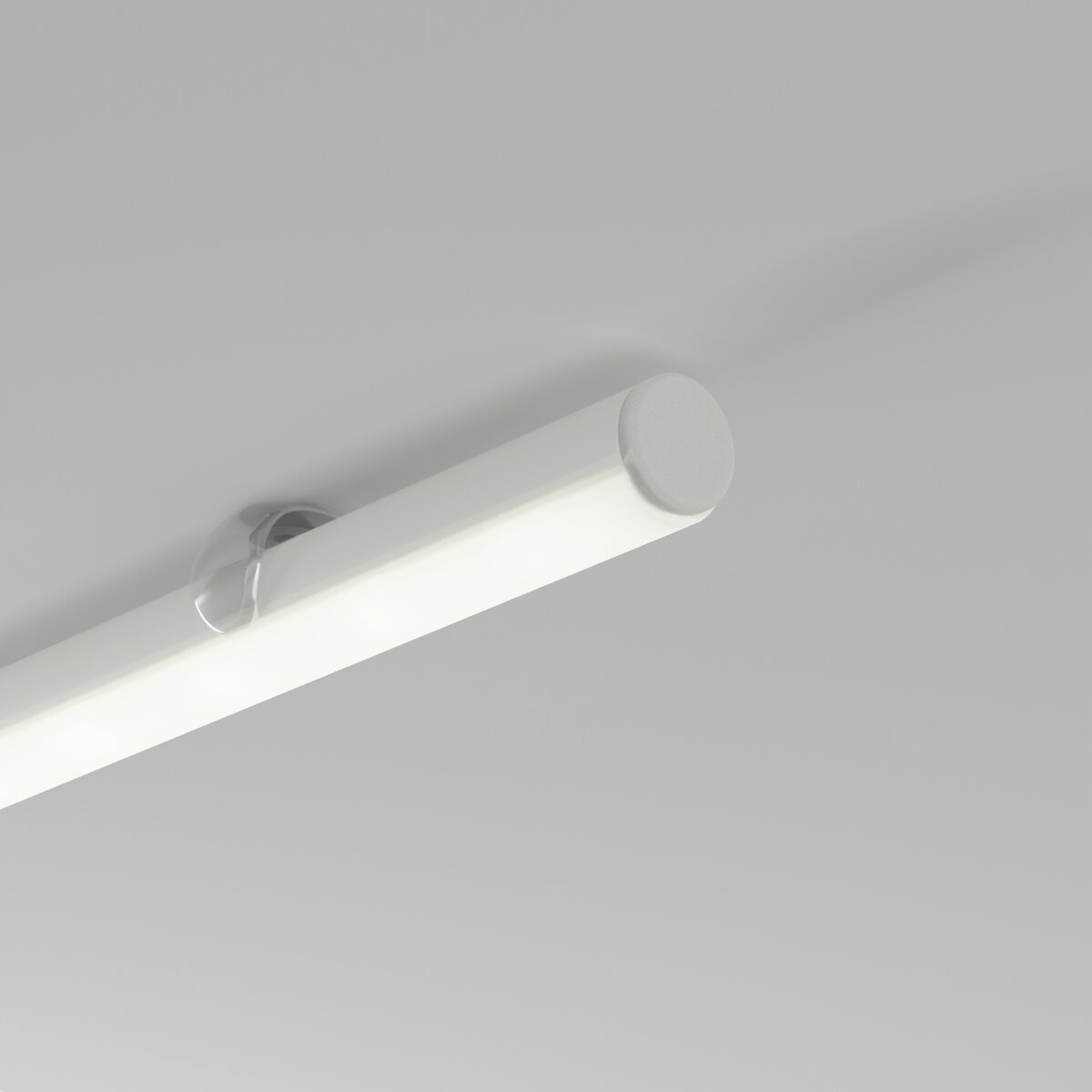 KLUŚ Endkappe PIKO-O, weiß, ABS – Detail-/Anwendungsbild