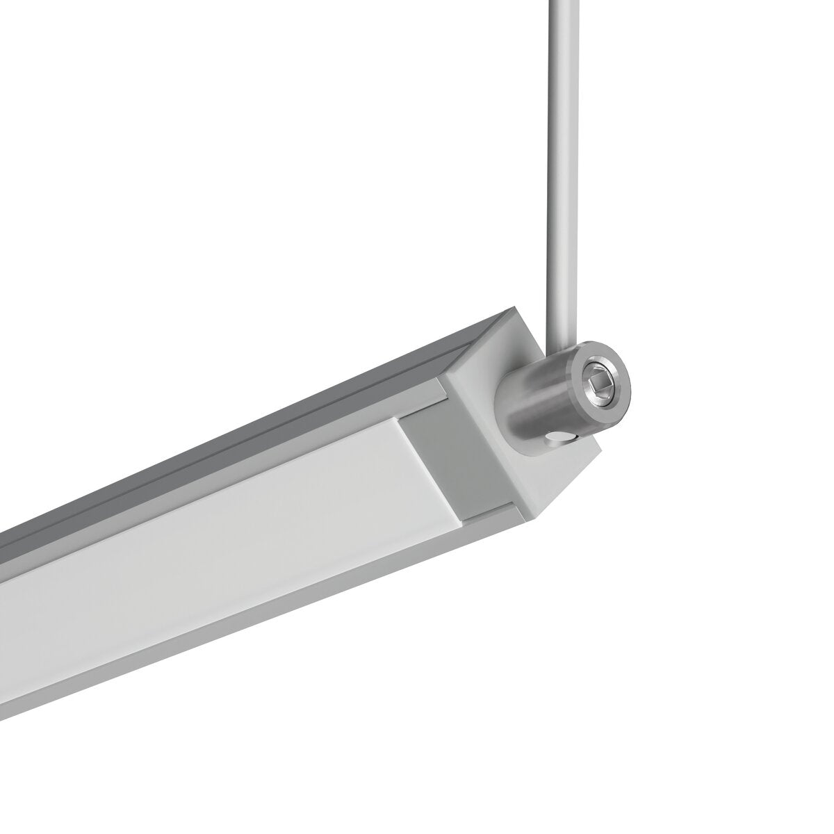 KLUŚ Endkappe mit Stromversorgung PDS-4-PLUS , grau, ABS – Detail-/Anwendungsbild