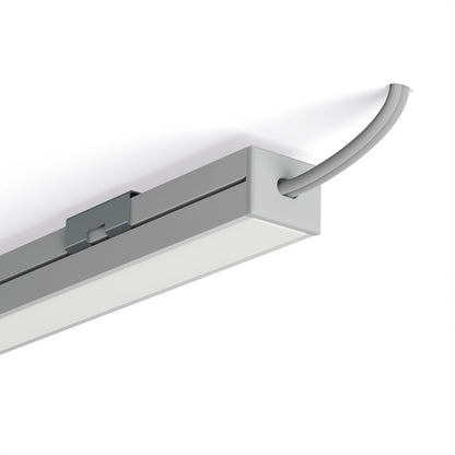 KLUŚ Endkappe mit Loch PDS-4-PLUS-OTW, grau, ABS – Detail-/Anwendungsbild
