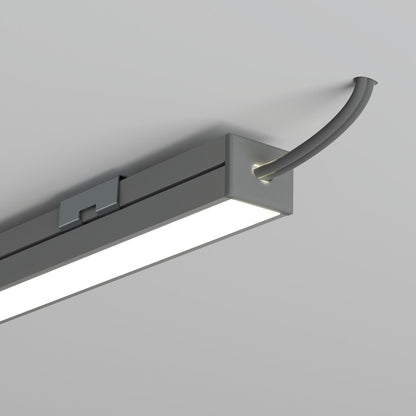 KLUŚ Endkappe mit Loch PDS-4-PLUS-OTW, grau, ABS – Detail-/Anwendungsbild