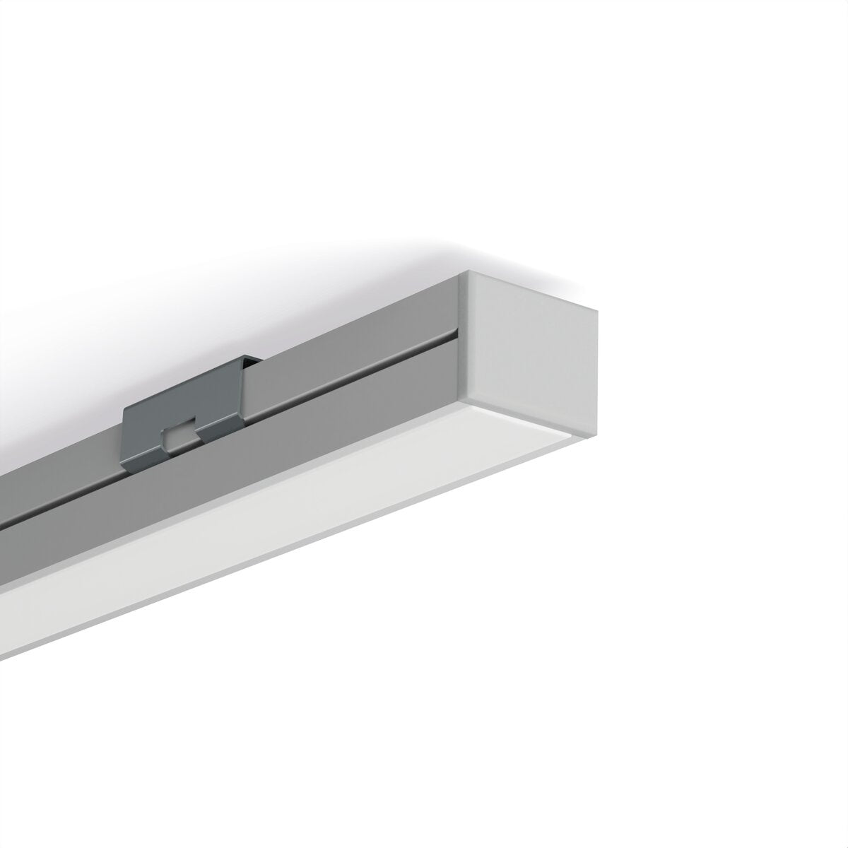 KLUŚ Endkappe PDS-4-PLUS, grau, ABS – Detail-/Anwendungsbild