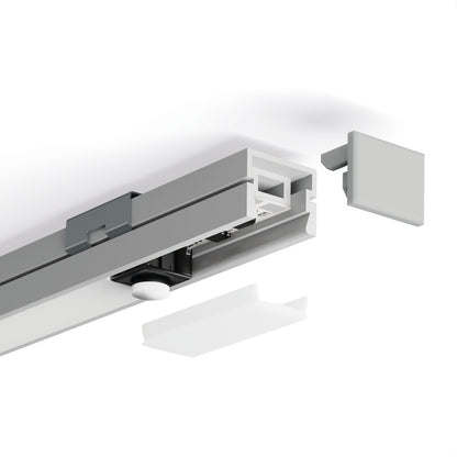 KLUŚ Unterbau MW 11x5 LED, silbern, Aluminium – Detail-/Anwendungsbild