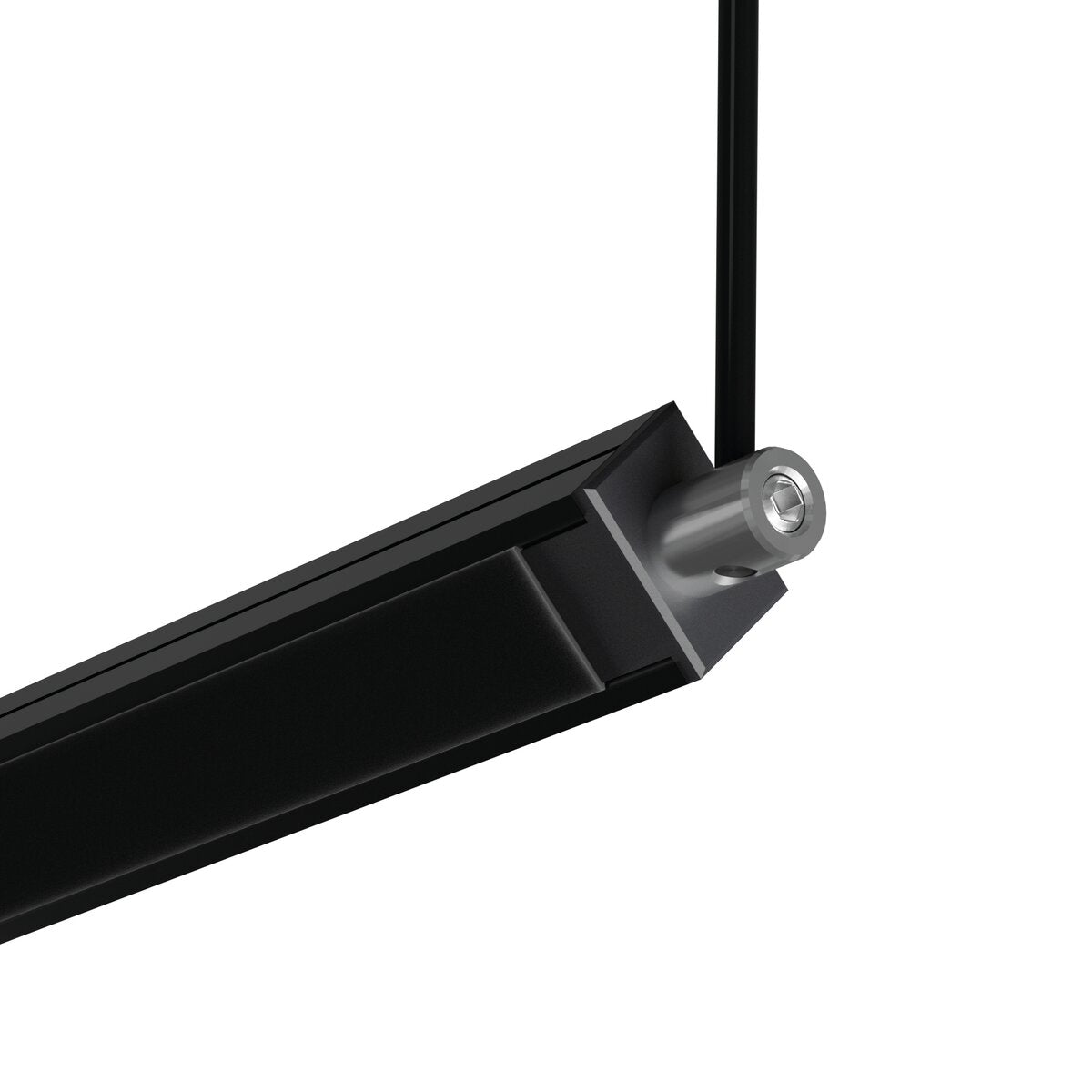 KLUŚ Endkappe mit Stromversorgung PDS-4-PLUS , schwarz, ABS – Detail-/Anwendungsbild