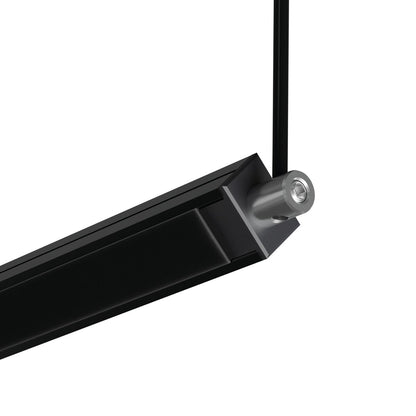 KLUŚ Endkappe mit Stromversorgung PDS-4-PLUS , schwarz, ABS – Detail-/Anwendungsbild