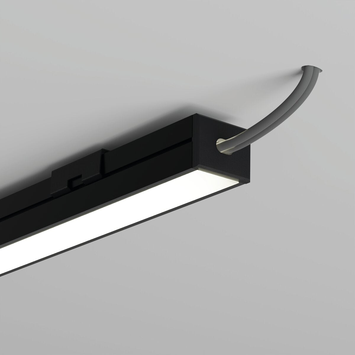 KLUŚ Endkappe mit Loch PDS-4-PLUS-OTW, schwarz, ABS – Detail-/Anwendungsbild
