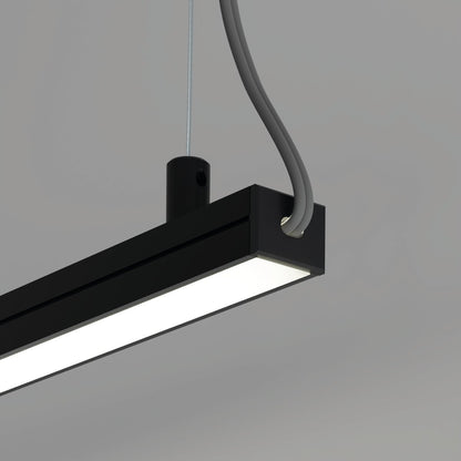 KLUŚ Endkappe mit Loch PDS-4-PLUS-OTW, schwarz, ABS – Detail-/Anwendungsbild