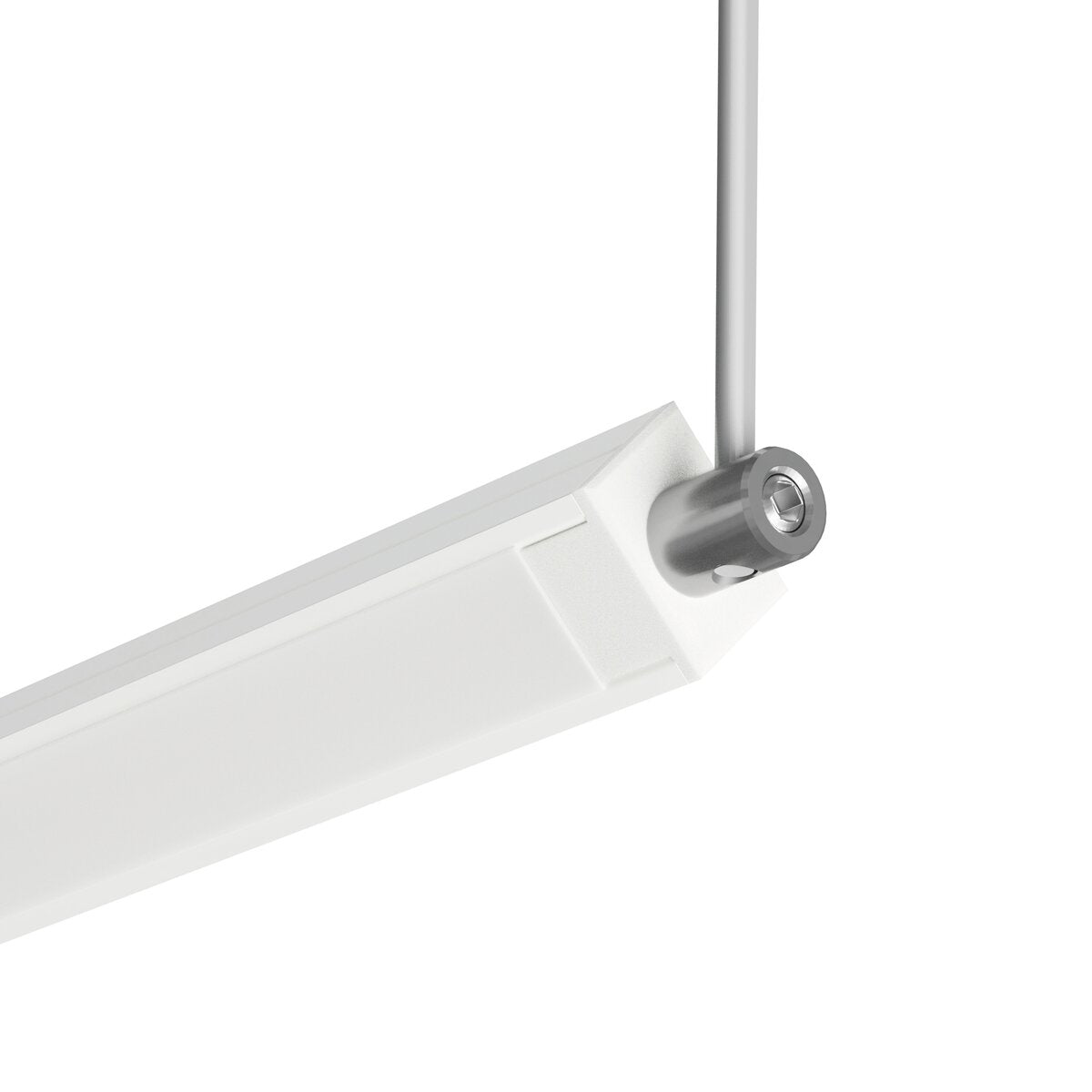 KLUŚ Endkappe mit Stromversorgung PDS-4-PLUS , weiß, ABS – Detail-/Anwendungsbild