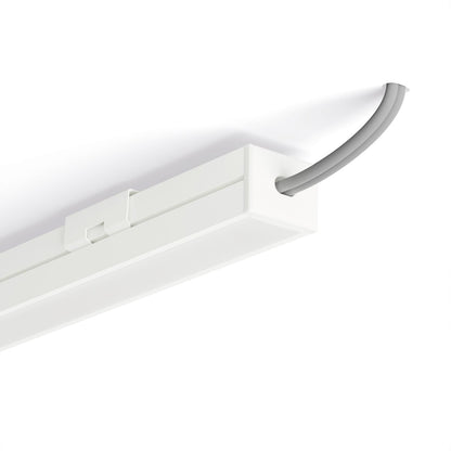 KLUŚ Endkappe mit Loch PDS-4-PLUS-OTW, weiß, ABS – Detail-/Anwendungsbild