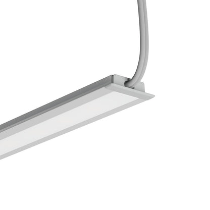 KLUŚ Endkappe mit Loch MICRO-NK-OTW, grau, ABS – Detail-/Anwendungsbild