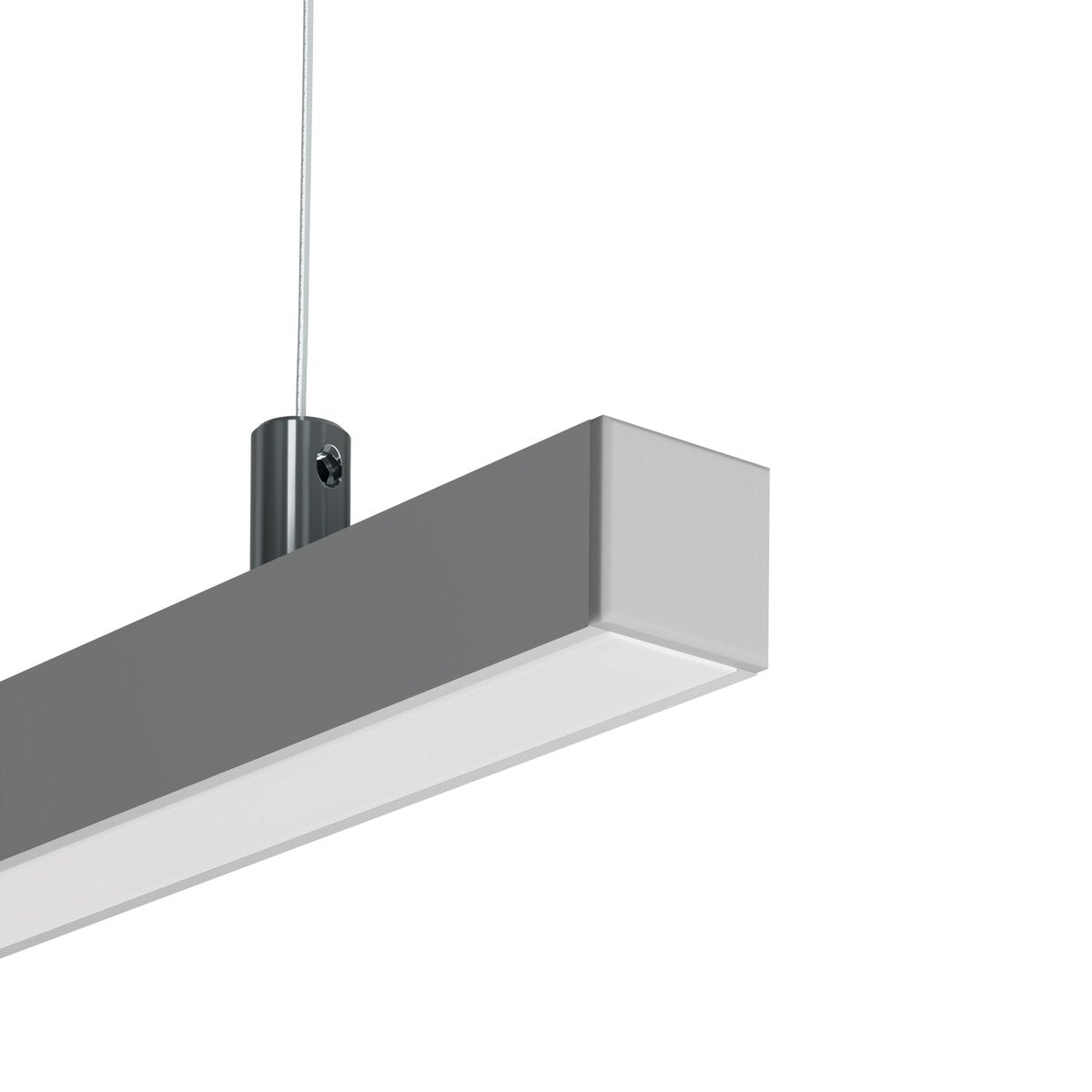 KLUŚ Endkappe PDS-ZM-PLUS, grau, ABS – Detail-/Anwendungsbild