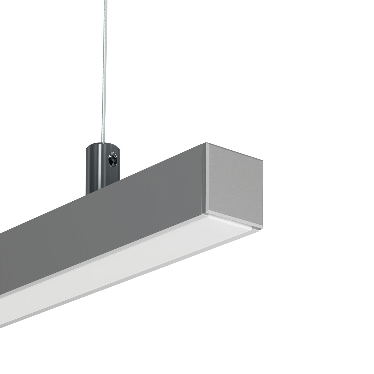 KLUŚ Endkappe PDS-ZM-PLUS, silbern, ABS – Detail-/Anwendungsbild