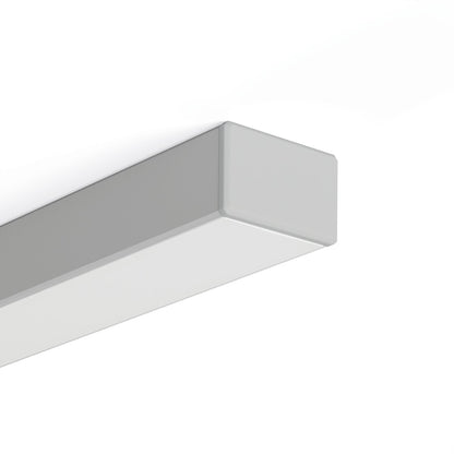 KLUŚ Endkappe GLAZA-LL, grau, ABS – Detail-/Anwendungsbild