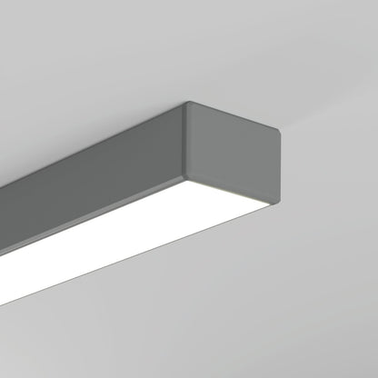 KLUŚ Endkappe GLAZA-LL, grau, ABS – Detail-/Anwendungsbild