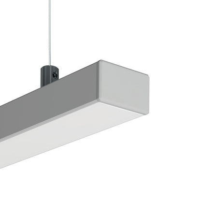 KLUŚ Endkappe GLAZA-LL, grau, ABS – Detail-/Anwendungsbild