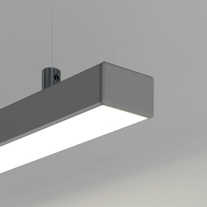 KLUŚ Endkappe GLAZA-LL, grau, ABS – Detail-/Anwendungsbild