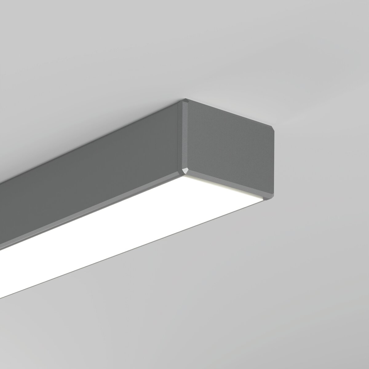 KLUŚ Endkappe GLAZA-LL, silbern, PP – Detail-/Anwendungsbild