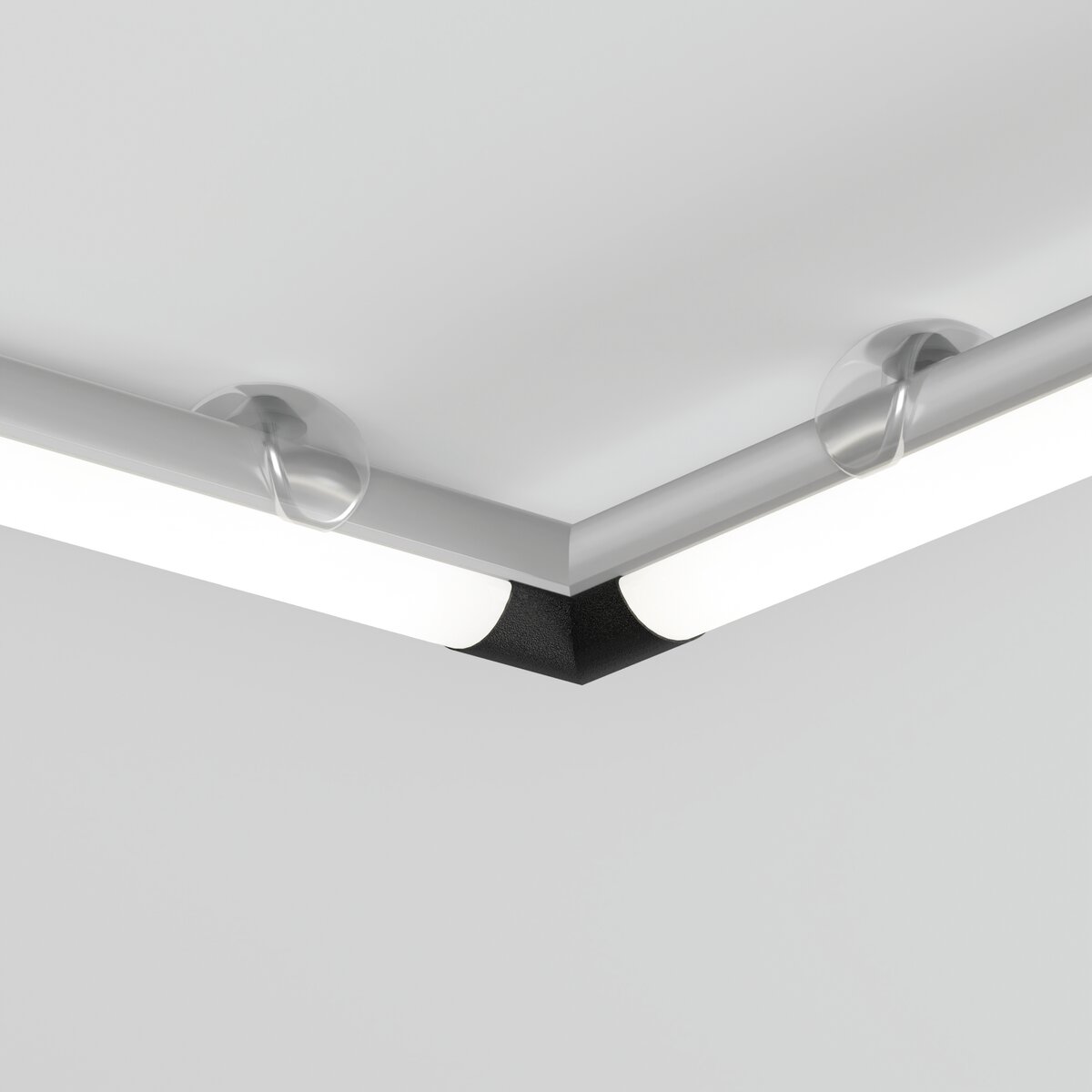 KLUŚ Endkappe PIKO-O-90, schwarz, PA12 – Detail-/Anwendungsbild