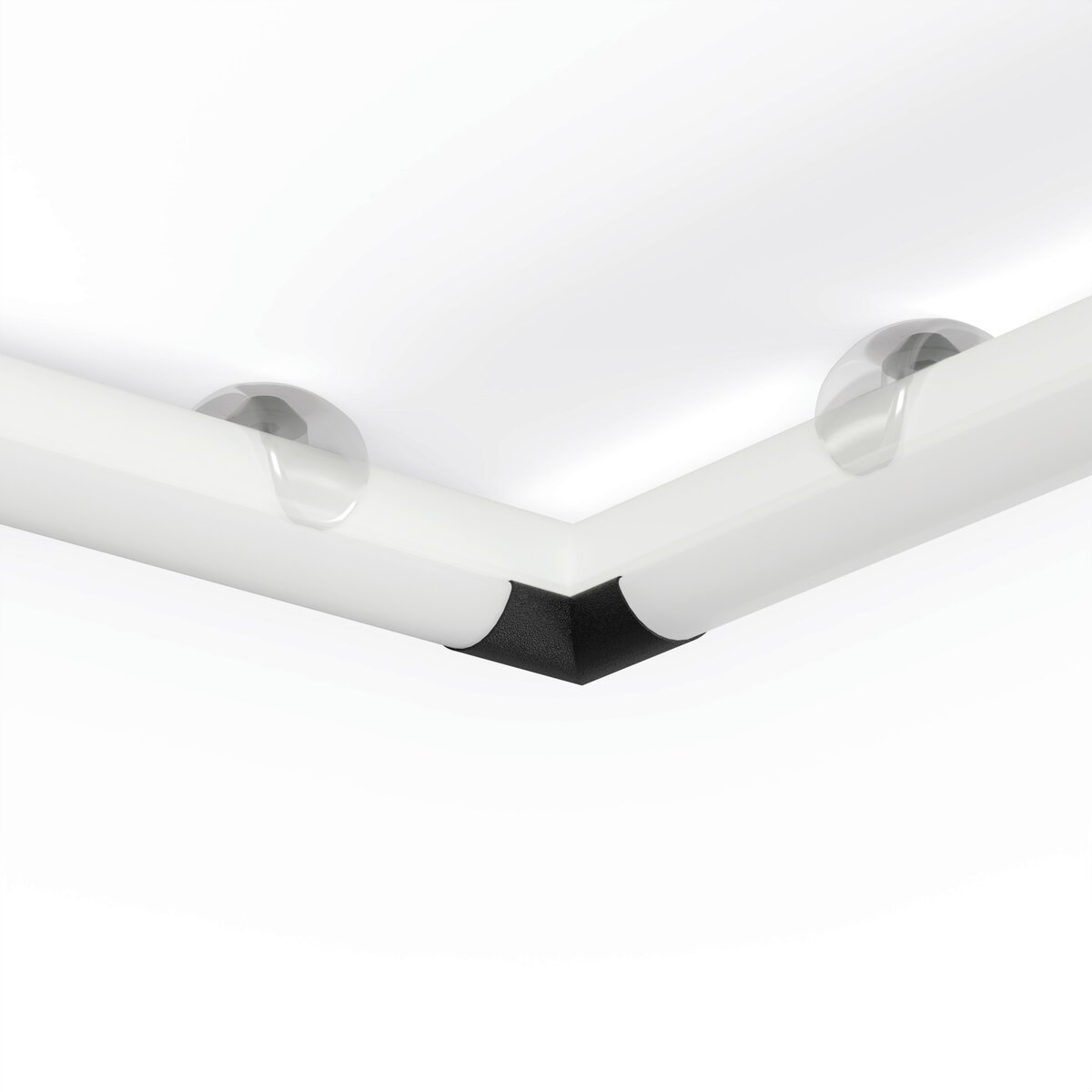 KLUŚ Endkappe PIKO-O-90, schwarz, PA12 – Detail-/Anwendungsbild