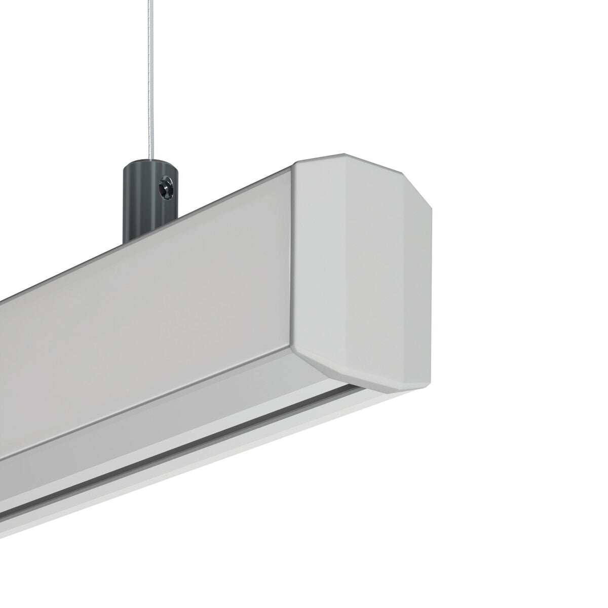 KLUŚ Endkappe GIZA-DUO-LL, grau, ABS – Detail-/Anwendungsbild