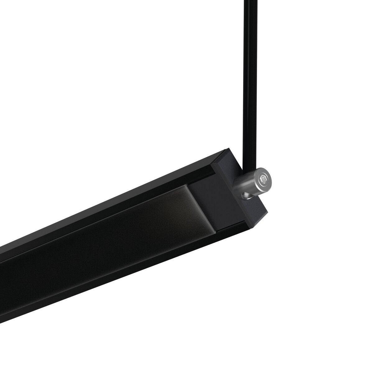 KLUŚ Endkappe mit Stromversorgung MICRO-PLUS, schwarz, ABS – Detail-/Anwendungsbild