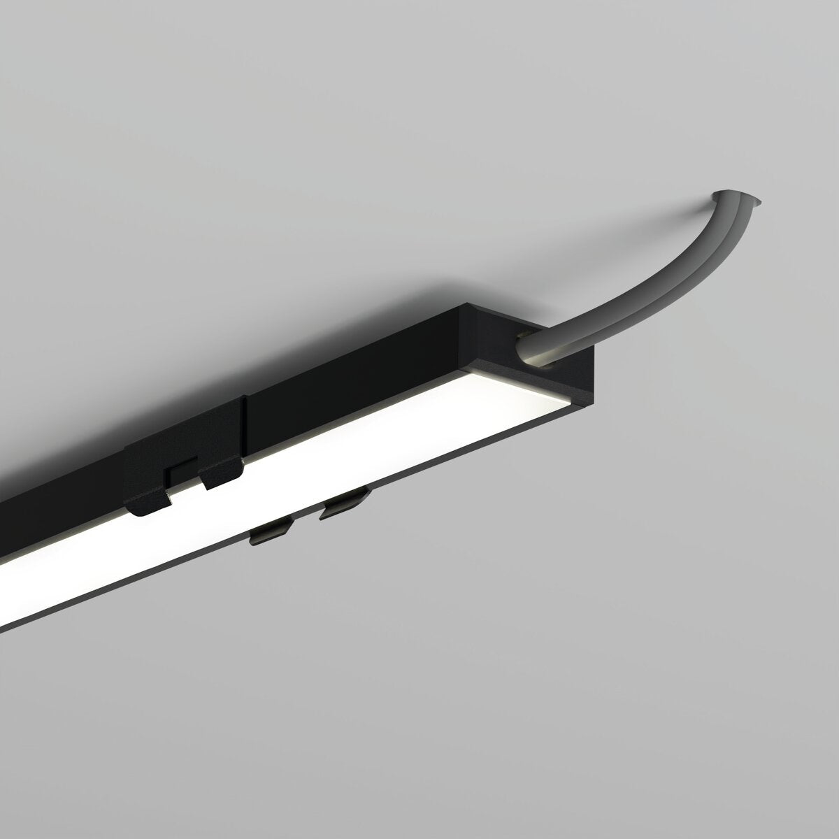 KLUŚ Endkappe mit Loch MICRO-PLUS-OTW, schwarz, PP – Detail-/Anwendungsbild