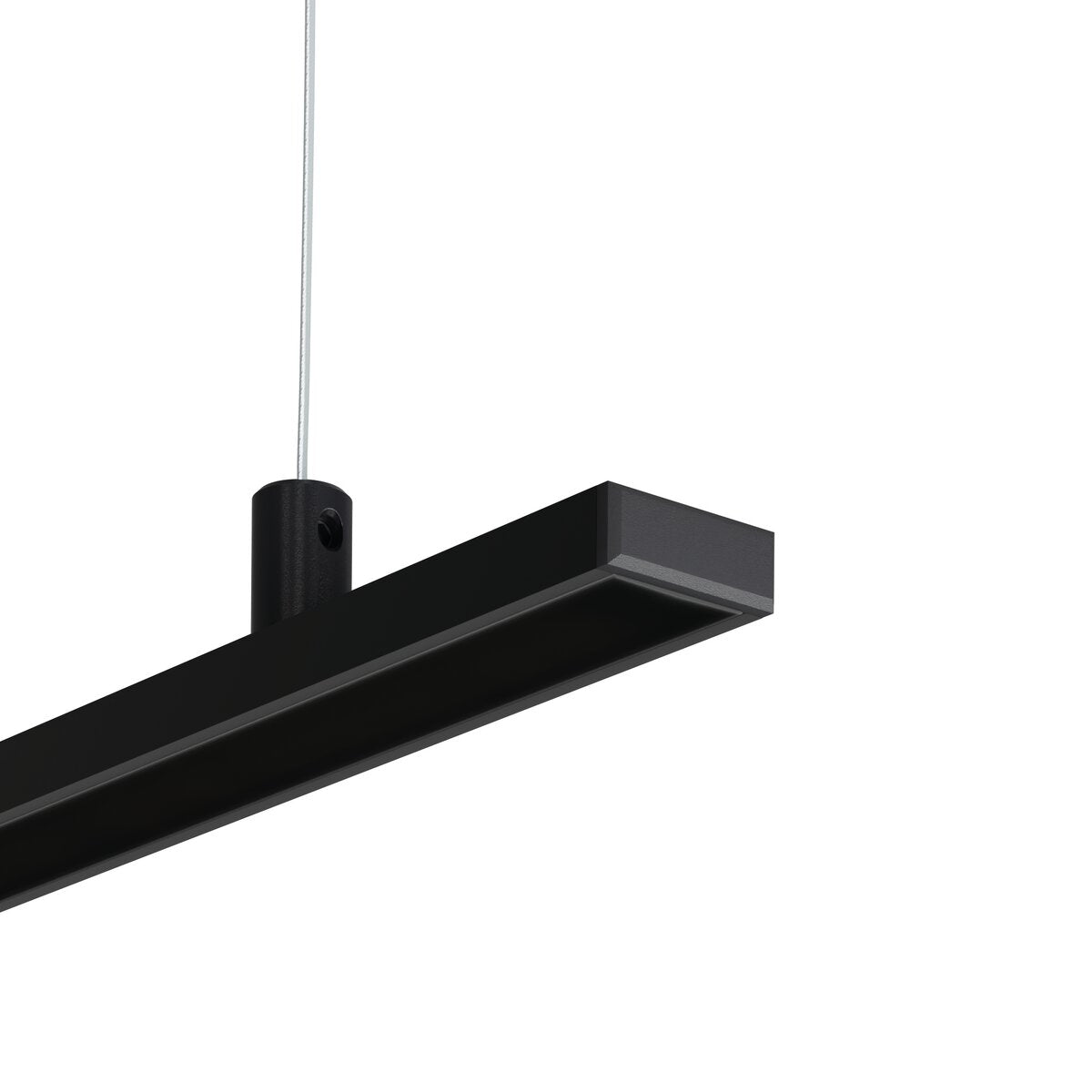 KLUŚ Endkappe MICRO-PLUS, schwarz, PP – Detail-/Anwendungsbild