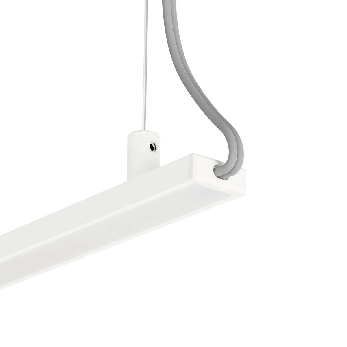 KLUŚ Endkappe mit Loch MICRO-PLUS-OTW, weiß, PP – Detail-/Anwendungsbild