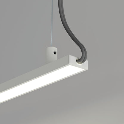 KLUŚ Endkappe mit Loch MICRO-PLUS-OTW, weiß, PP – Detail-/Anwendungsbild