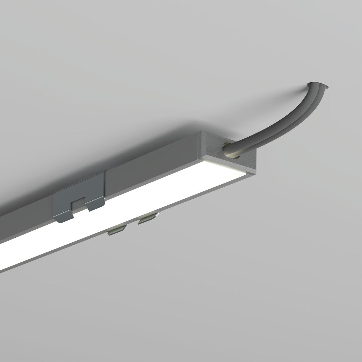 KLUŚ Endkappe mit Loch MICRO-PLUS-OTW, silbern, PP – Detail-/Anwendungsbild