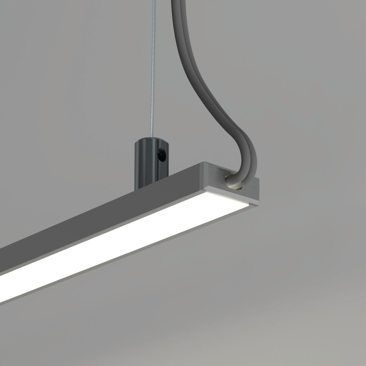 KLUŚ Endkappe mit Loch MICRO-PLUS-OTW, silbern, PP – Detail-/Anwendungsbild