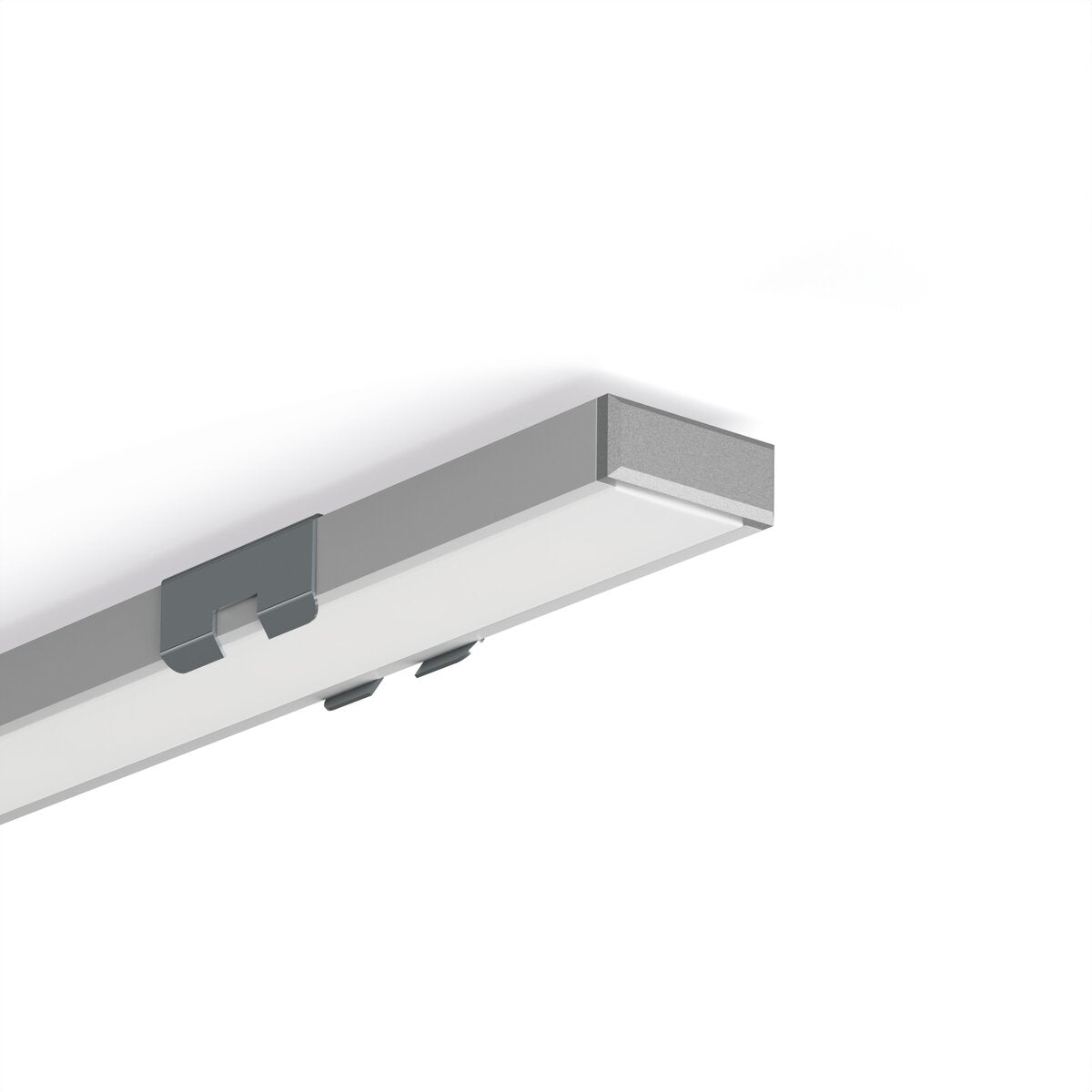 KLUŚ Endkappe MICRO-PLUS, silbern, PP – Detail-/Anwendungsbild
