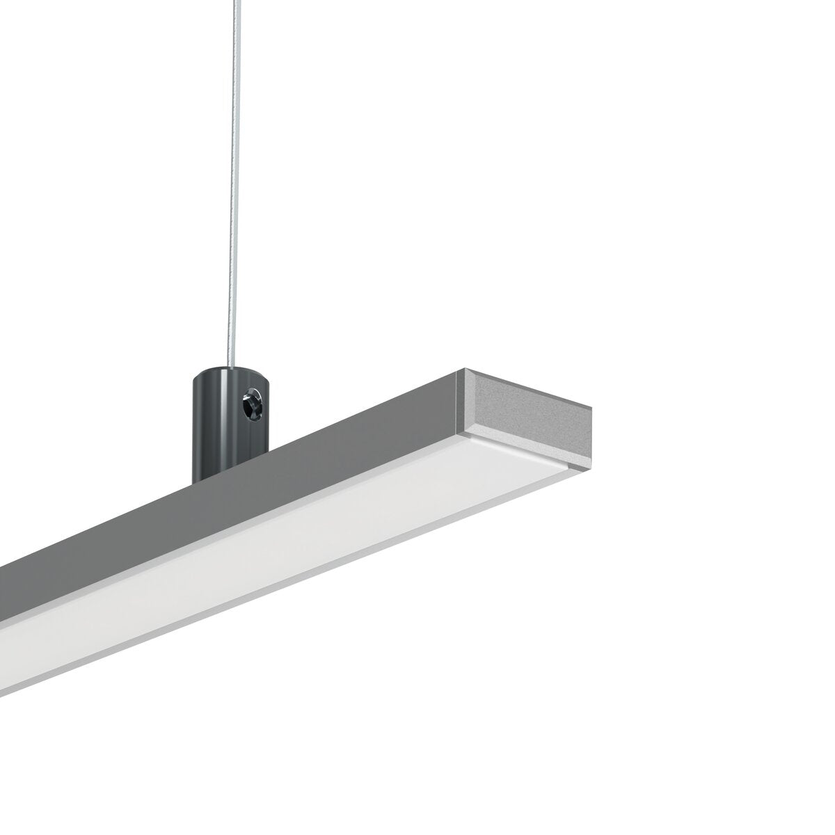 KLUŚ Endkappe MICRO-PLUS, silbern, PP – Detail-/Anwendungsbild