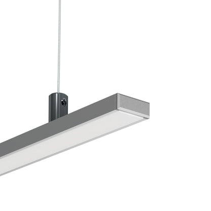 KLUŚ Endkappe MICRO-PLUS, silbern, PP – Detail-/Anwendungsbild
