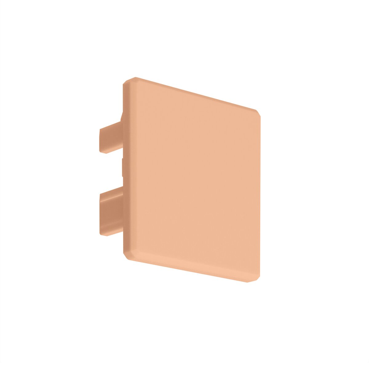 KLUŚ Endkappe GLAZA-DUO, Karamell (NCSS3030-Y60R), ABS – Produktbild