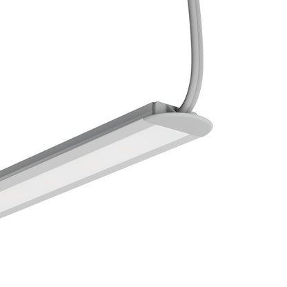 KLUŚ Endkappe mit Loch MICRO-LNK-OTW, grau, ABS – Detail-/Anwendungsbild