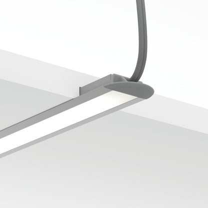KLUŚ Endkappe mit Loch MICRO-LNK-OTW, grau, ABS – Detail-/Anwendungsbild